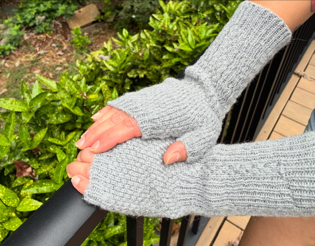 Alpaca Reversible Wrist Warmers